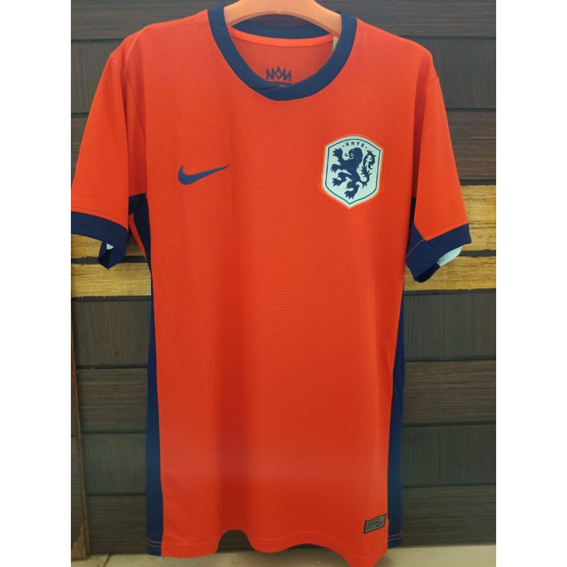 Jersey Bola Negara Belanda Home Orange Euro 2024