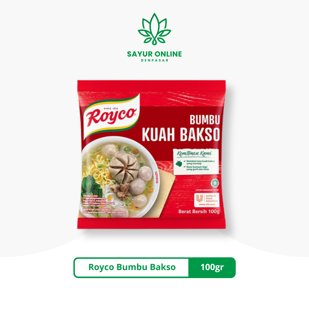 

Royco Bumbu Bakso 100gr - Sayur Online Denpasar