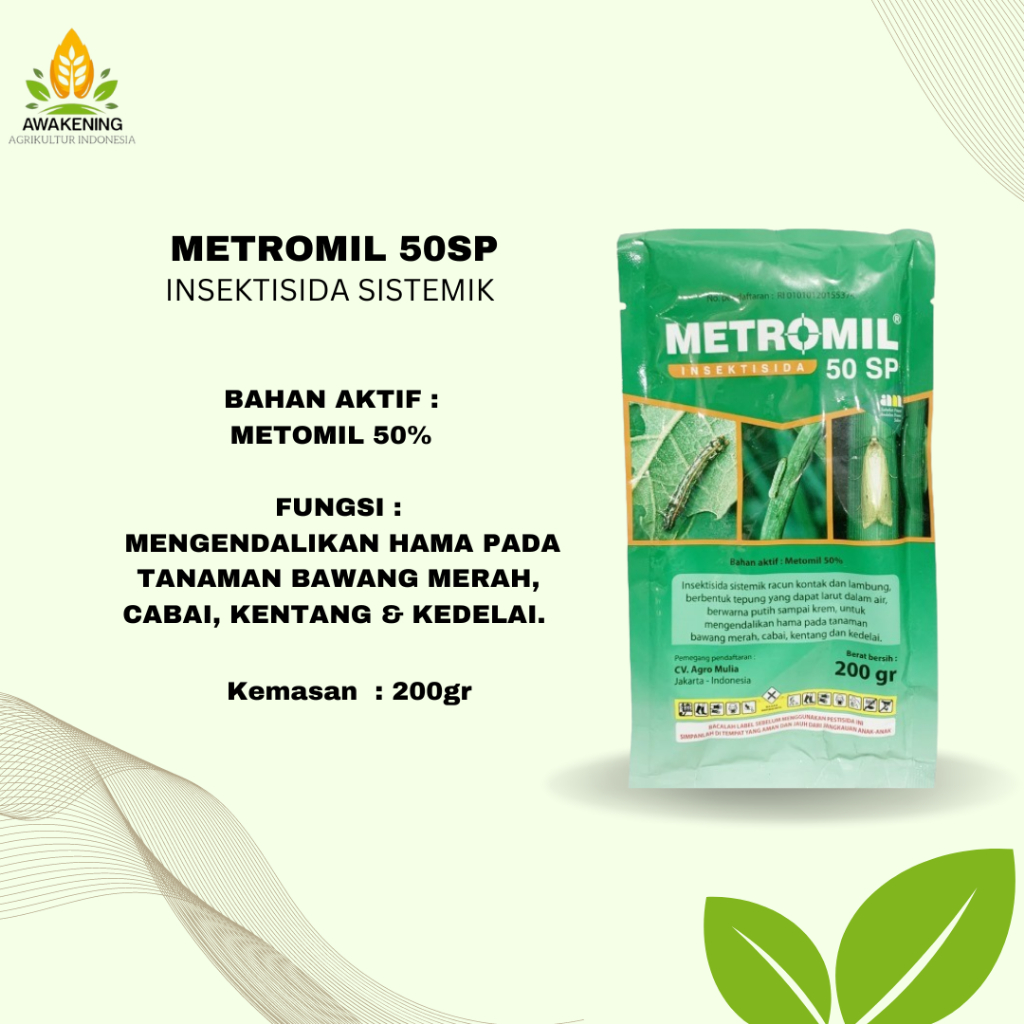 METROMIL 50SP 200GR INSEKTISIDA SISTEMIK