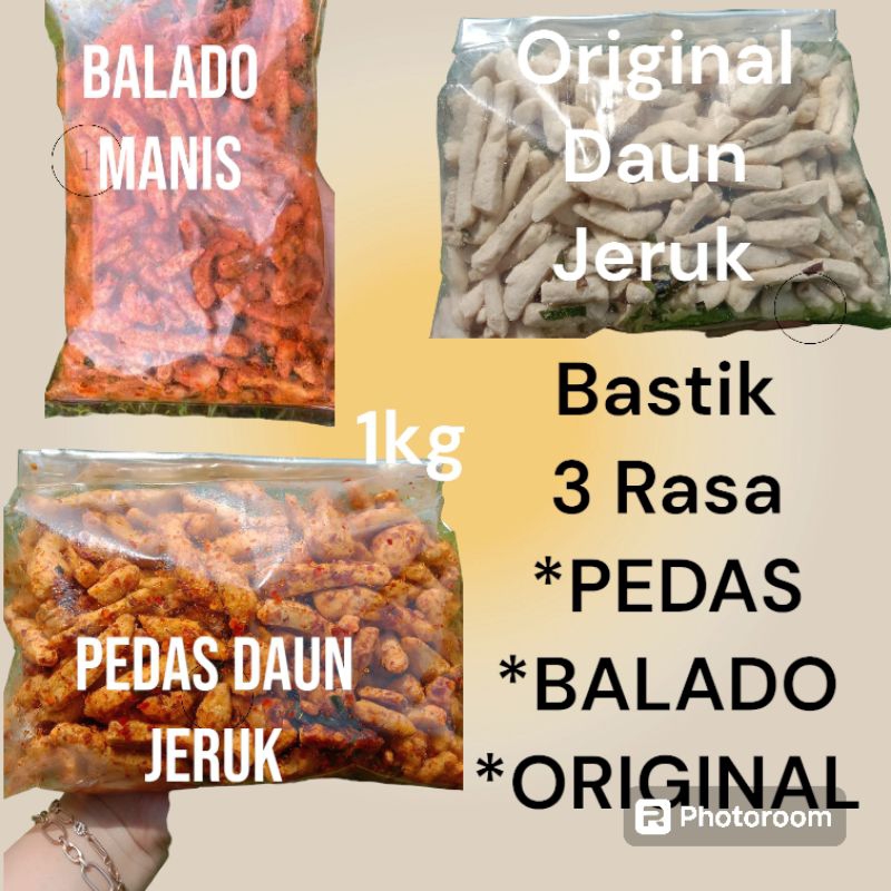 

Basreng Pedas Daun Jeruk isi 1kg Basreng Original Balado manis