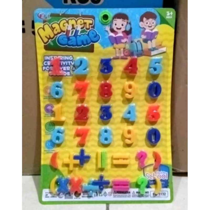 Mainan Edukasi Anak Abjad Magnet Alphabet Magnet Game