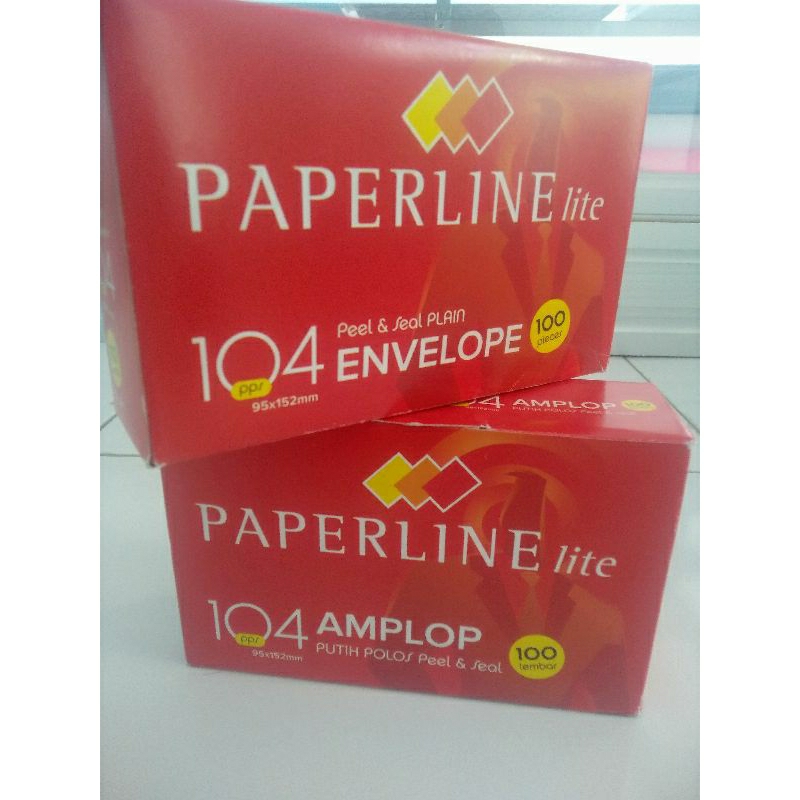 

Amplop Putih Polos Peel & Seal 100 Lembar/Pack Paperline