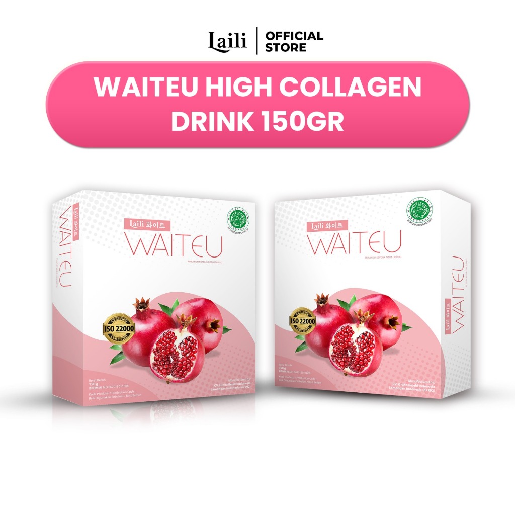 Laili Waiteu High Collagen Drink 150Gr - Paket 2 BOX Lebih Hemat