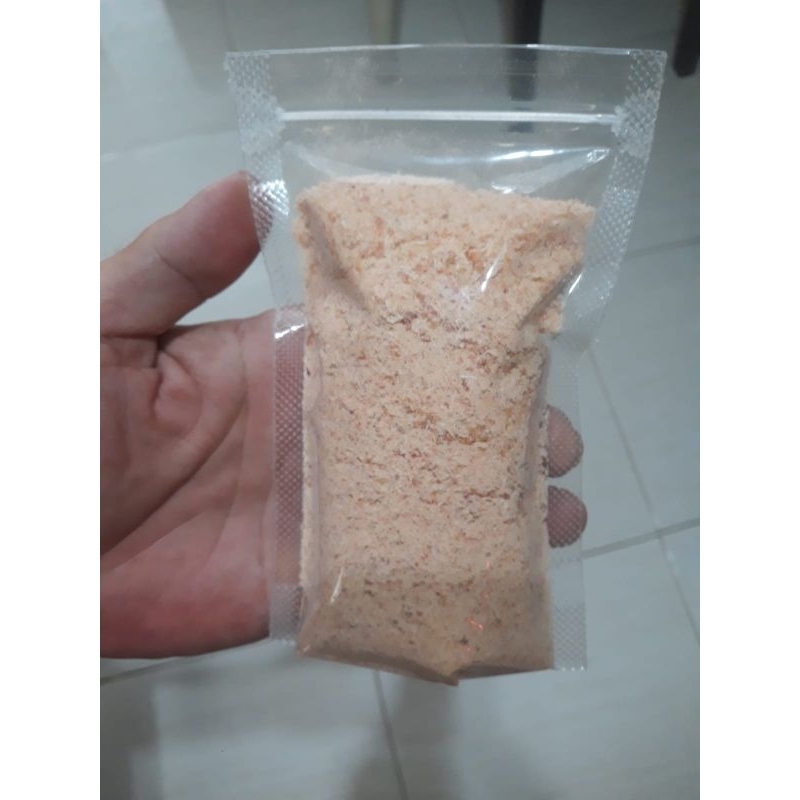 

EBI BUBUK SIAP SAJI EBI GILING SIAP SAJI TERSEDIA KEMASAN 100 GRAM
