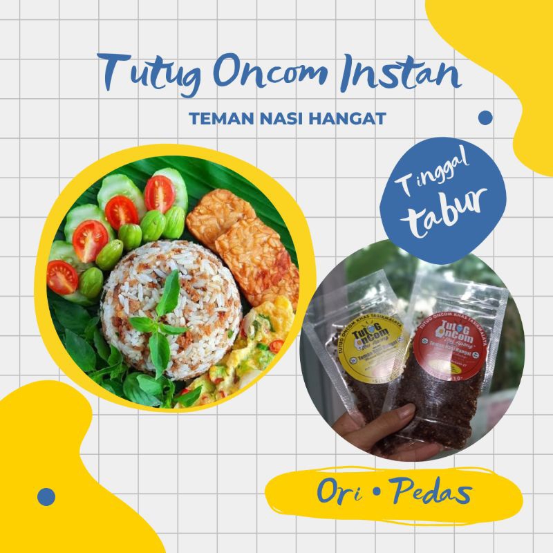 

Tutug Oncom Instan Ibu Apong Khas Tasikmalaya