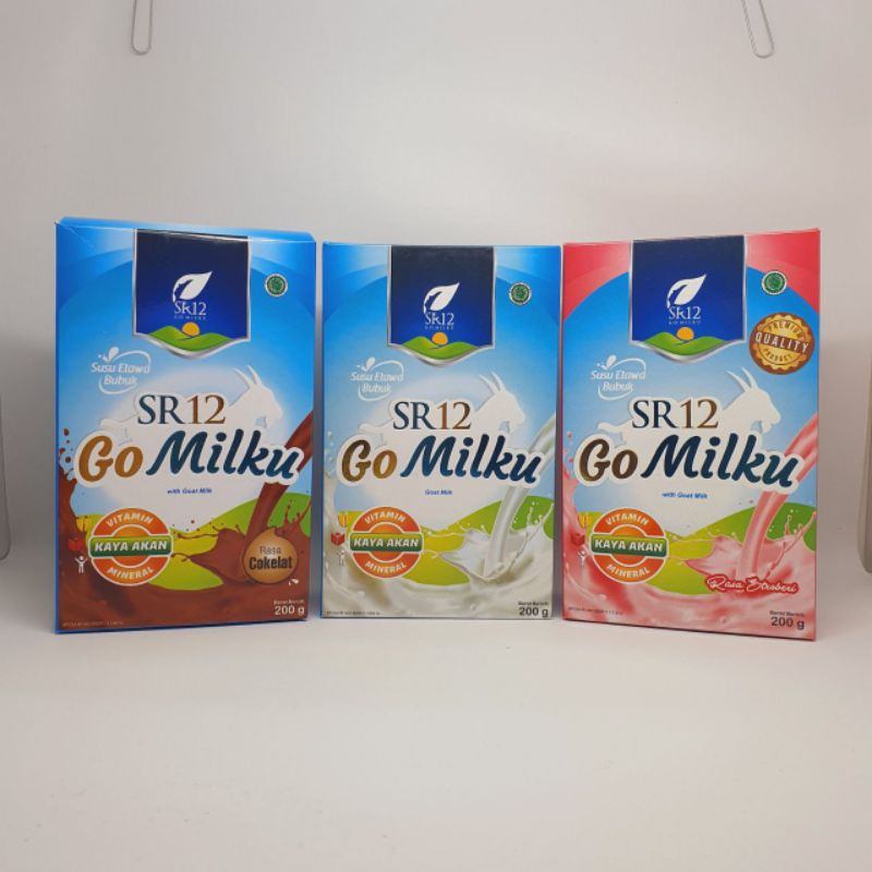 

Go Milku Susu Kambing SR12 Herbal 200 gram