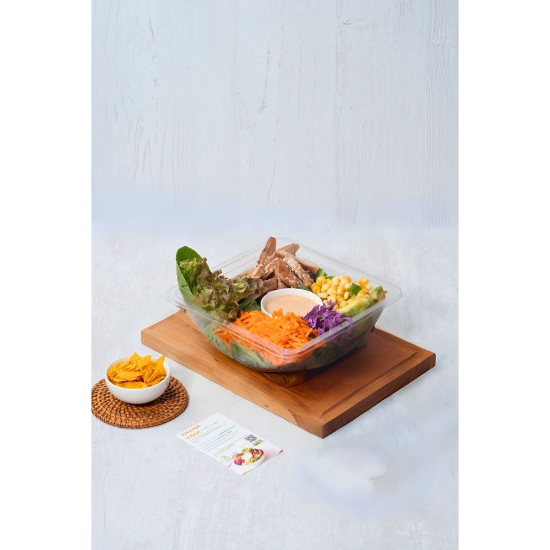 

Salad Sayur | Salad Chicken Mexican (310 Kcal) | Salad Diet | Salad Siap Saji | Ready To Eat Salad | Diet & Detox | In House Sesame Dressing
