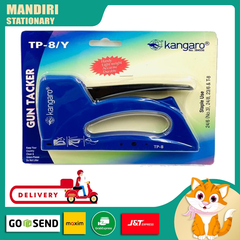 

GUNTACKER KANGARO TP-8 / Gun Tacker Stapler Tembak Kangaro TP-8/Y TP 8Y