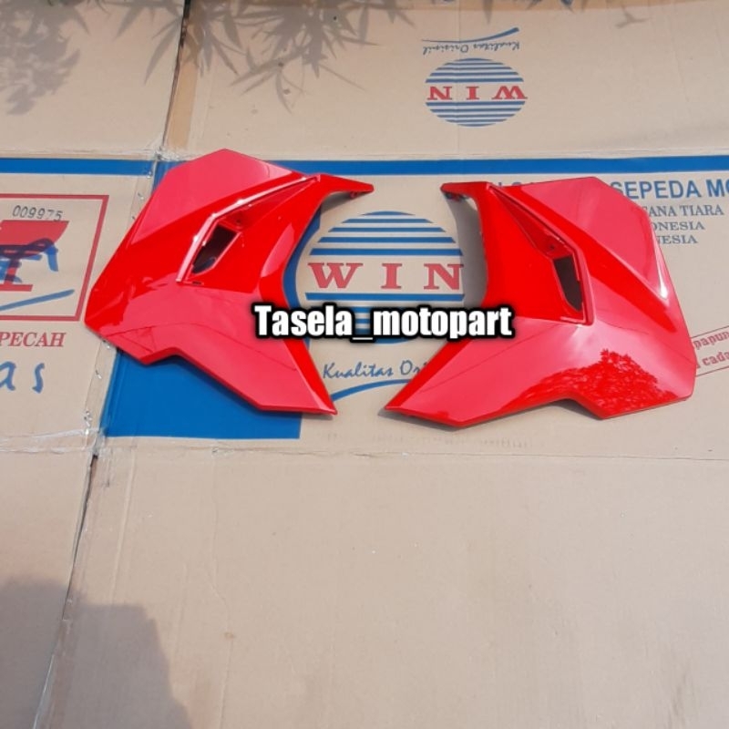 Cover front sayap body depan samping vario 125 new merah 2023 K2V