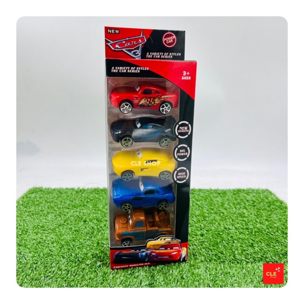 MAINAN MOBIL MOBILAN  CARS CARS MCQUEEN ISI 6PCS