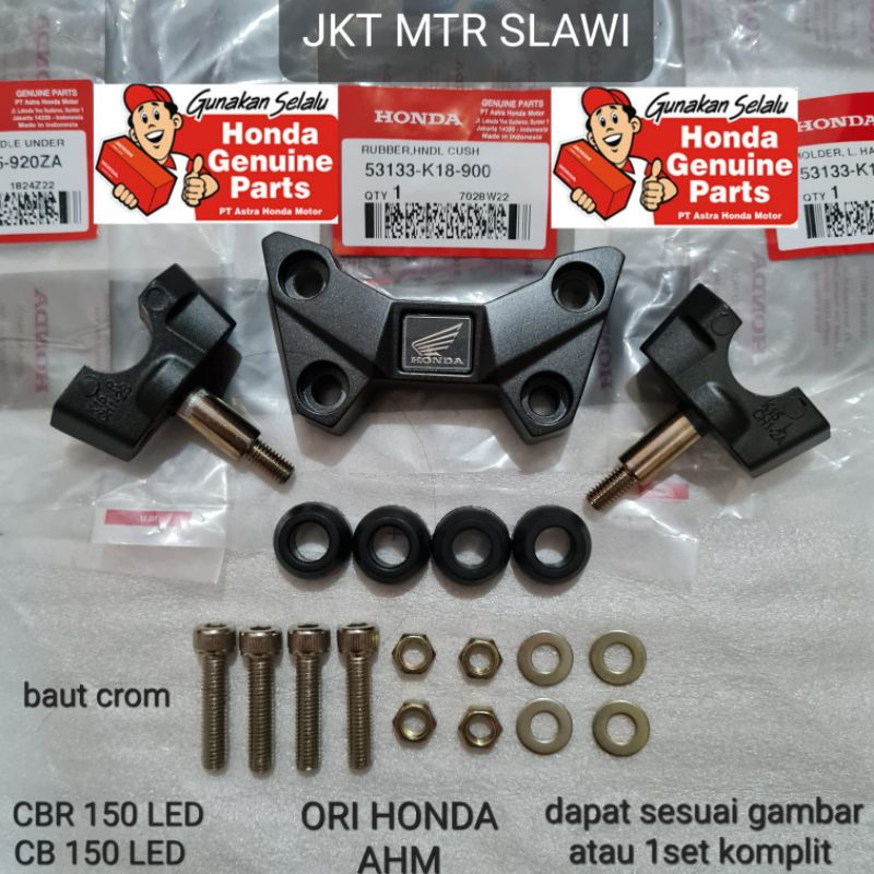 raiser new cb 150r led raiser stang, karet raiser, baut raiser, stang stir cb 150 cb 150 new  cb 150