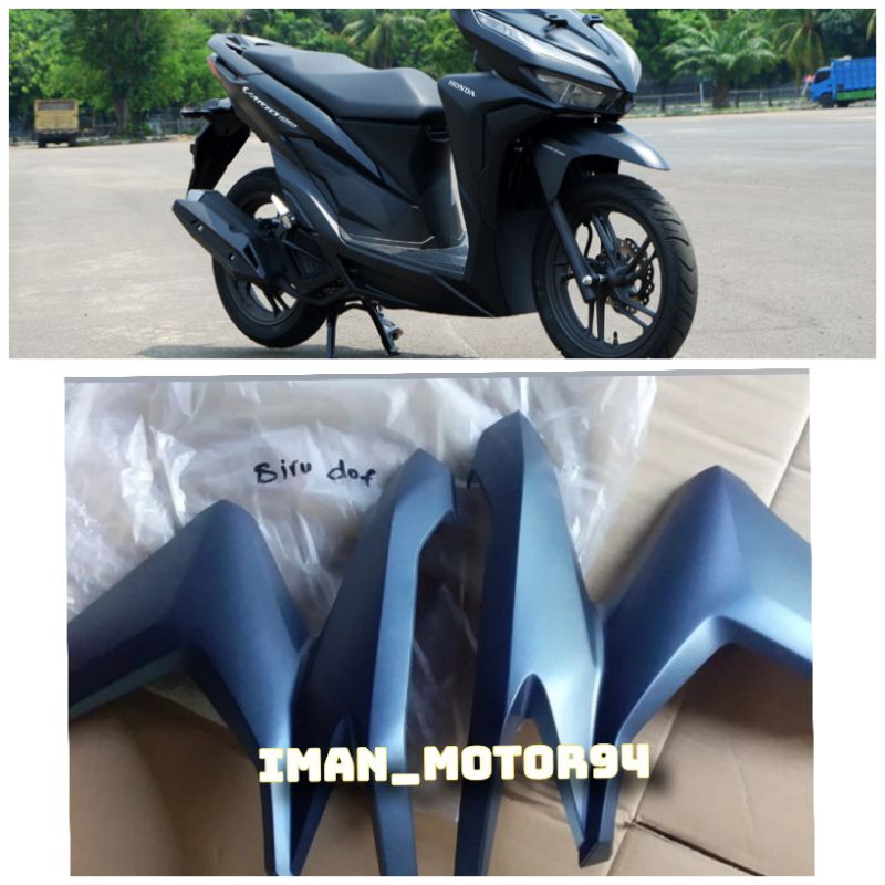 Cover sayap depan vario led new 2018-2020 biru doff original sepasang