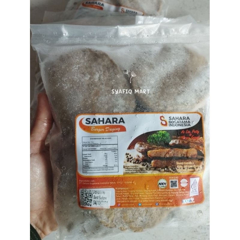 

Sahara Daging Burger Patties PREMIUM