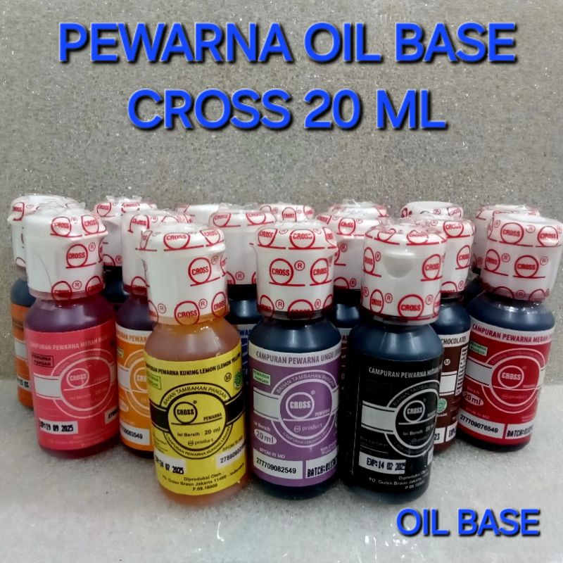 

PEWARNA CROSS OIL BASED BOTOL 20 ML