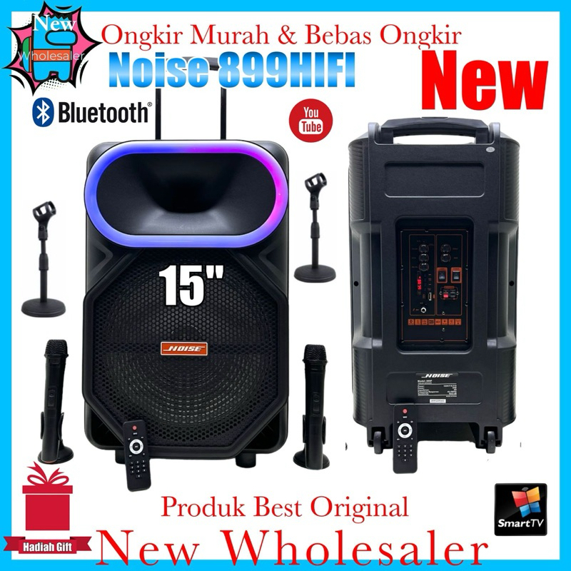 speaker portable Sound 15 inch Noise 899F HIFI New Original Bluetooth Wireless