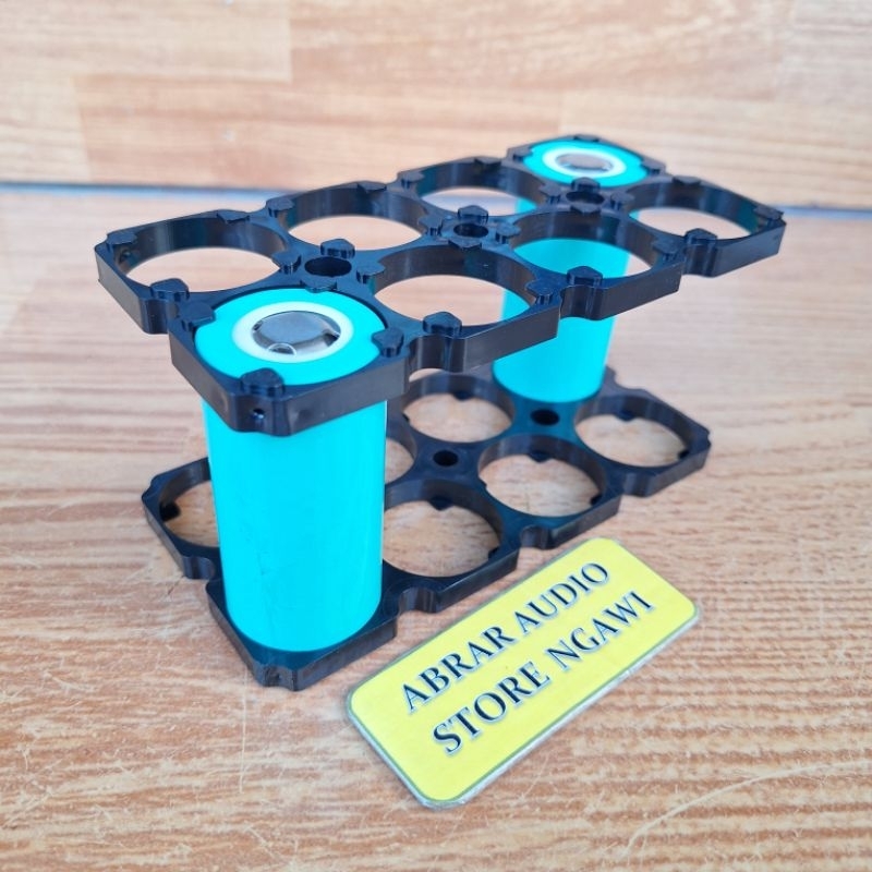 Bracket Battery 32650 Holder Baterai 32700 Slot Tempat Batu Lubang Fix Tak Bisa Dirangkai