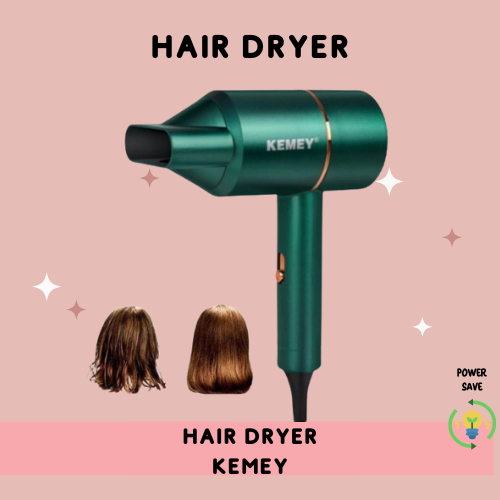 HAIR DRYER KEMEY/PENGERING RAMBUT/BLOW RAMBUT/HAIR DRYER PENGERING RAMBUT 1300 WATT