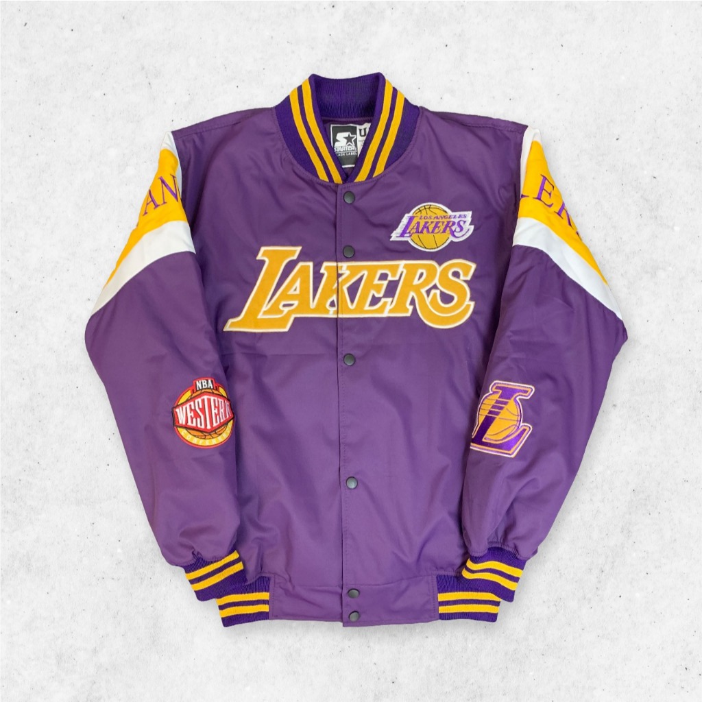 BALLADS Varsity Jaket Baseball Bomber Lakers Pria Wanita Premium Original