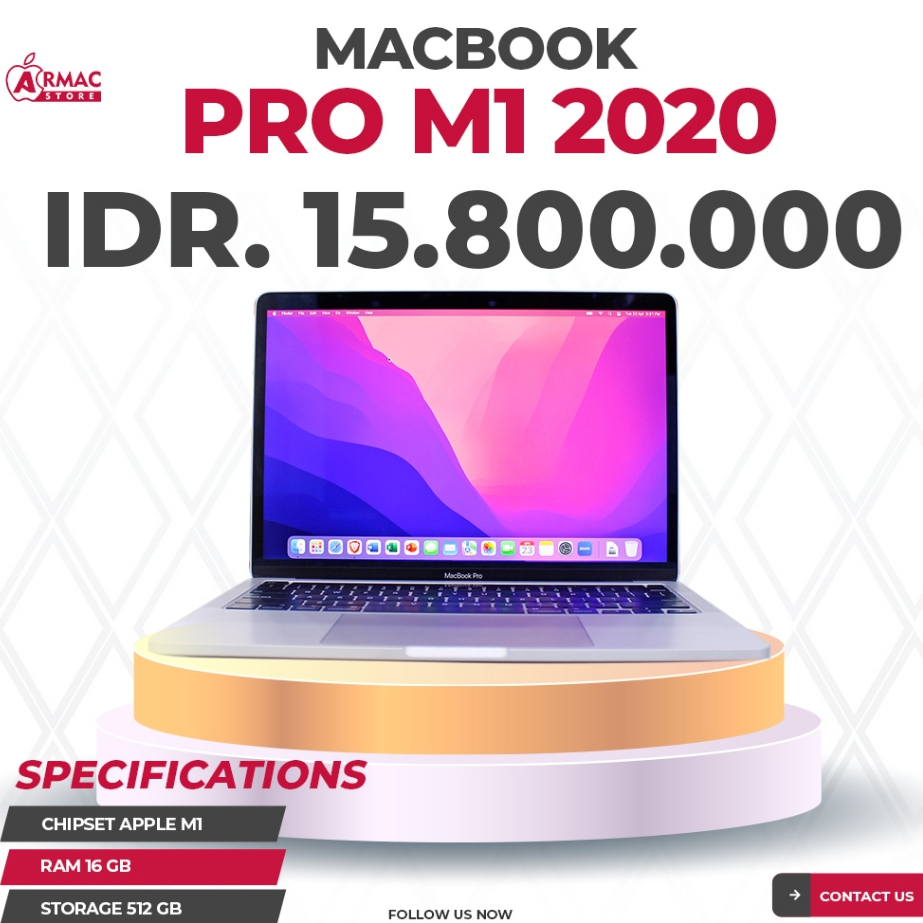 Macbook Pro M1 2020 13 INCH 16GB/512GB