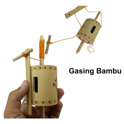 Gangsing Bambu Mainan Tradisional / Dapat Berbunyi Memiliki Suara Nyaring