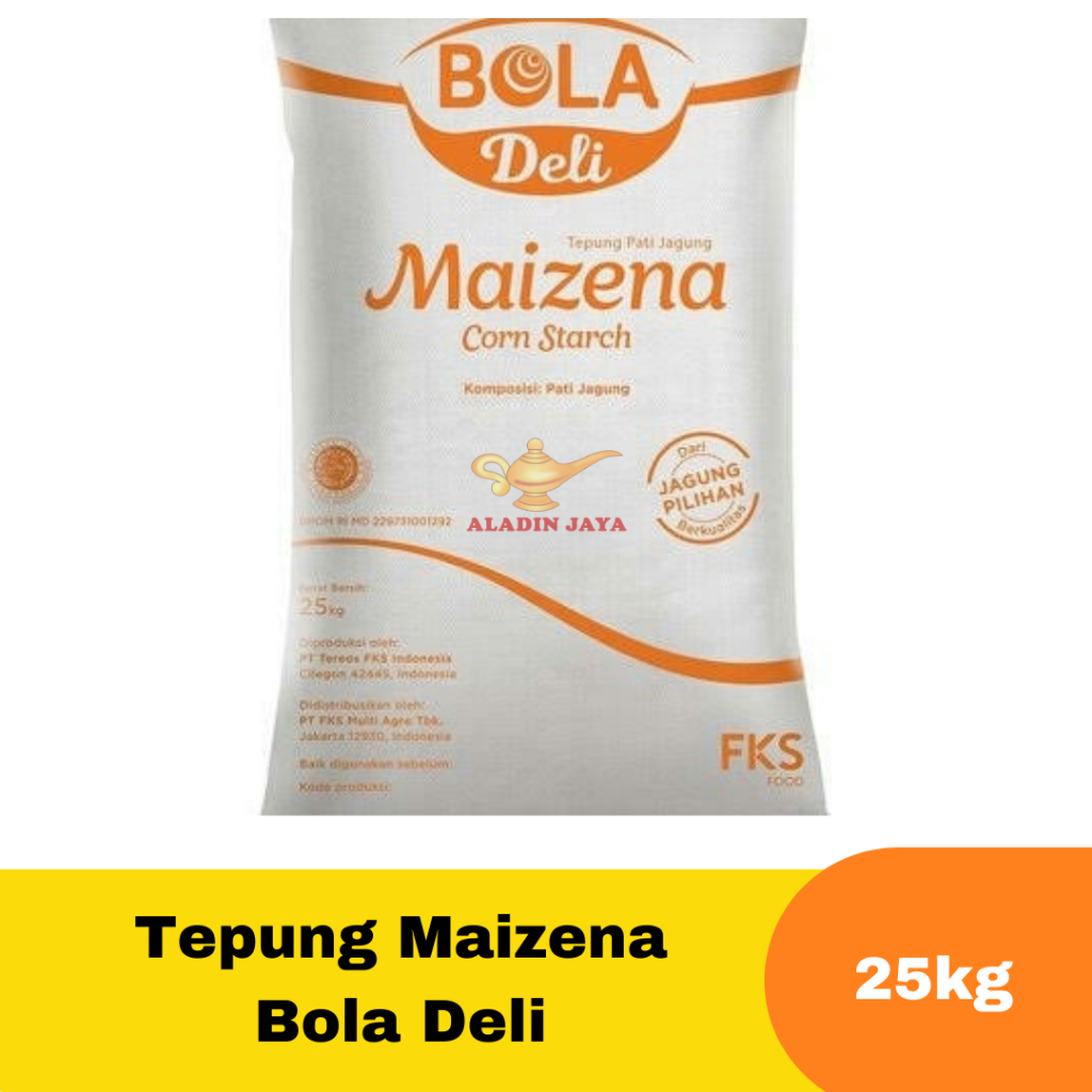 

Tepung Maizena Bola Deli ukuran 25kg