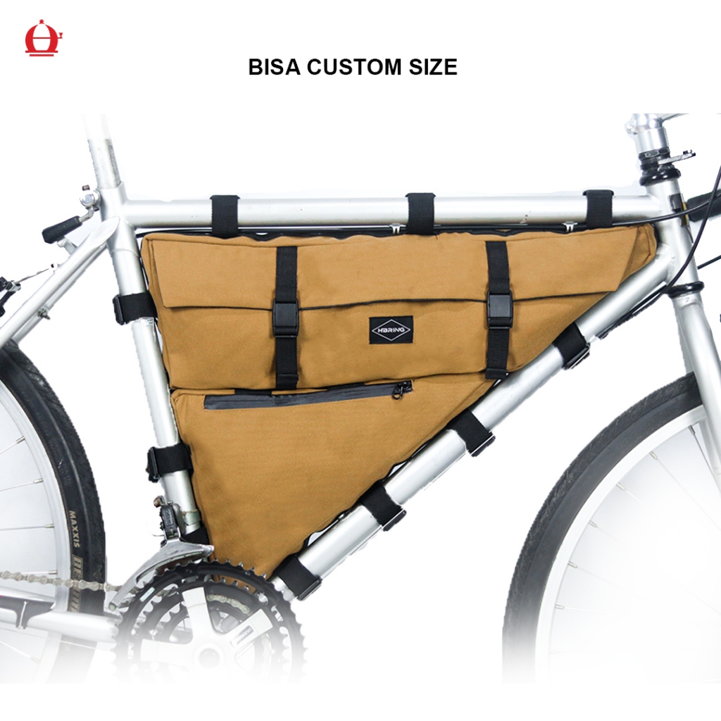 Custom frame bag hbrng waterproof sepeda federal gravel commuter bike