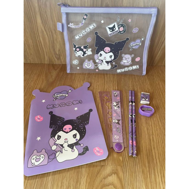 

Pencil pouch set sanrio melody kuromi cinnamoroll stationery set