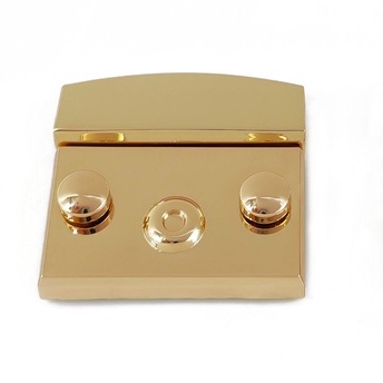 ART K67G Bag Lock Turn Lock Kuncian Pengunci tas LANDER  Bag Lock  A999  Shiny Gold  5mm