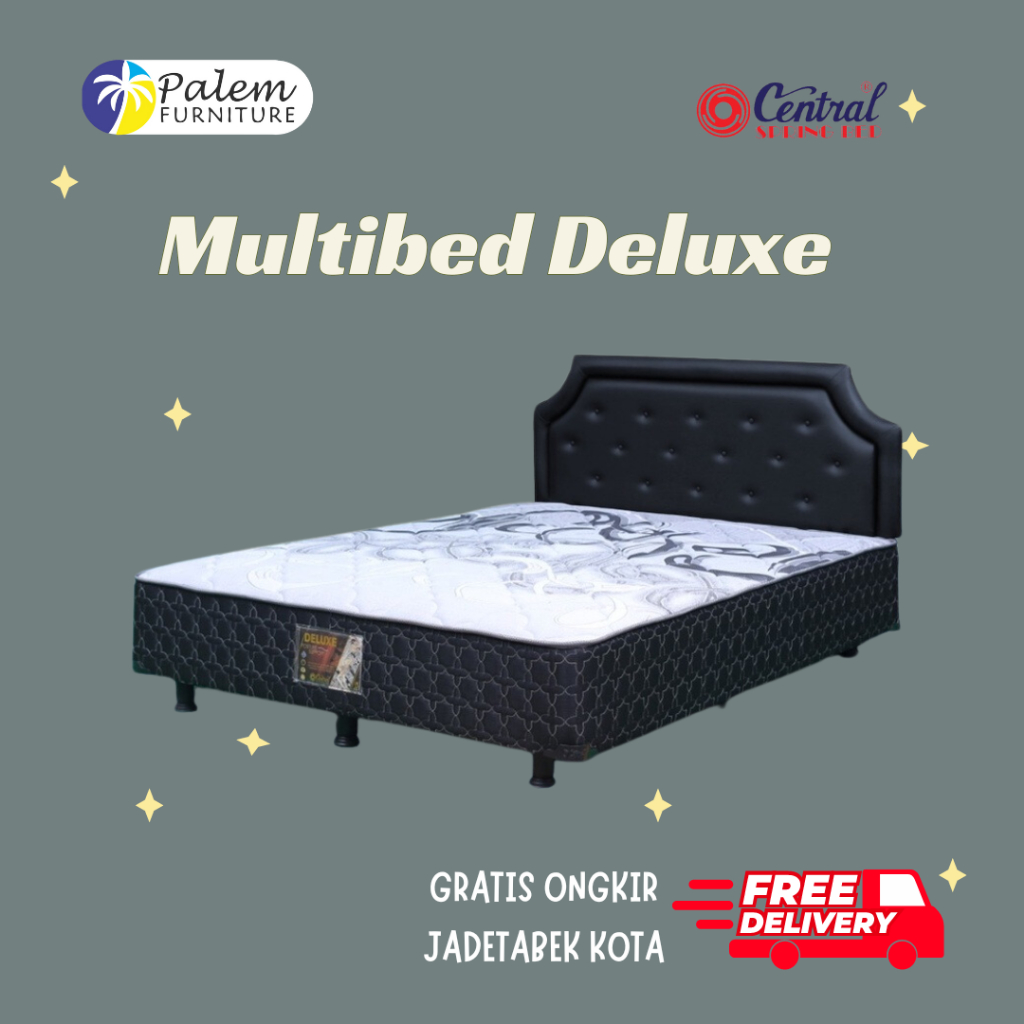 KASUR SPRINGBED MULTIBED DELUXE 100 x 200 CENTRAL