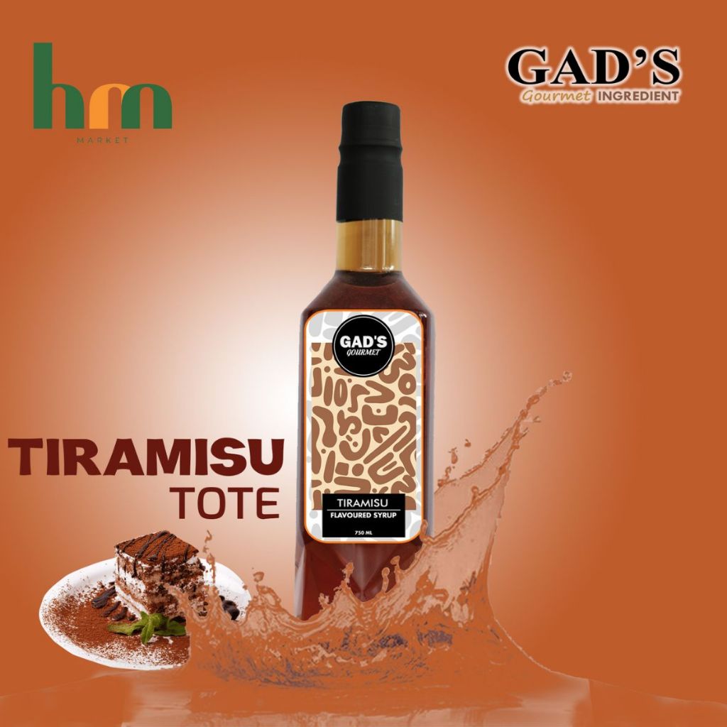 

Syrup Tiramisu Gads gourmet 750 ml