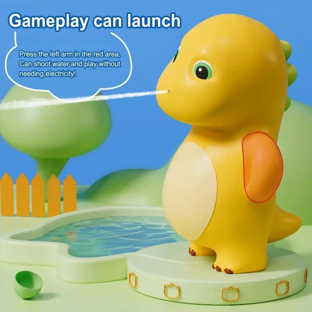 NODIA Mainan Anak-anak Pistol Air Naga Susu Berlisensi Asli/Pistol Air Penyemprotan/Memiliki Pertaru