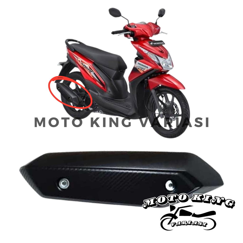 Cover Knalpot Beat Fi 2015 / Tutup Knalpot Beat Fi 2015 / Tameng Knalpot Beat Fi 2015