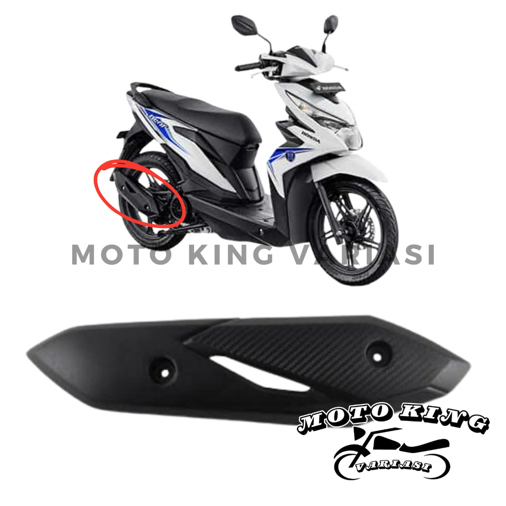 Cover Knalpot Beat Fi ESP 2017 / Tutup Knalpot Beat Fi ESP 2017 / Tameng Knalpot Beat Fi ESP 2017