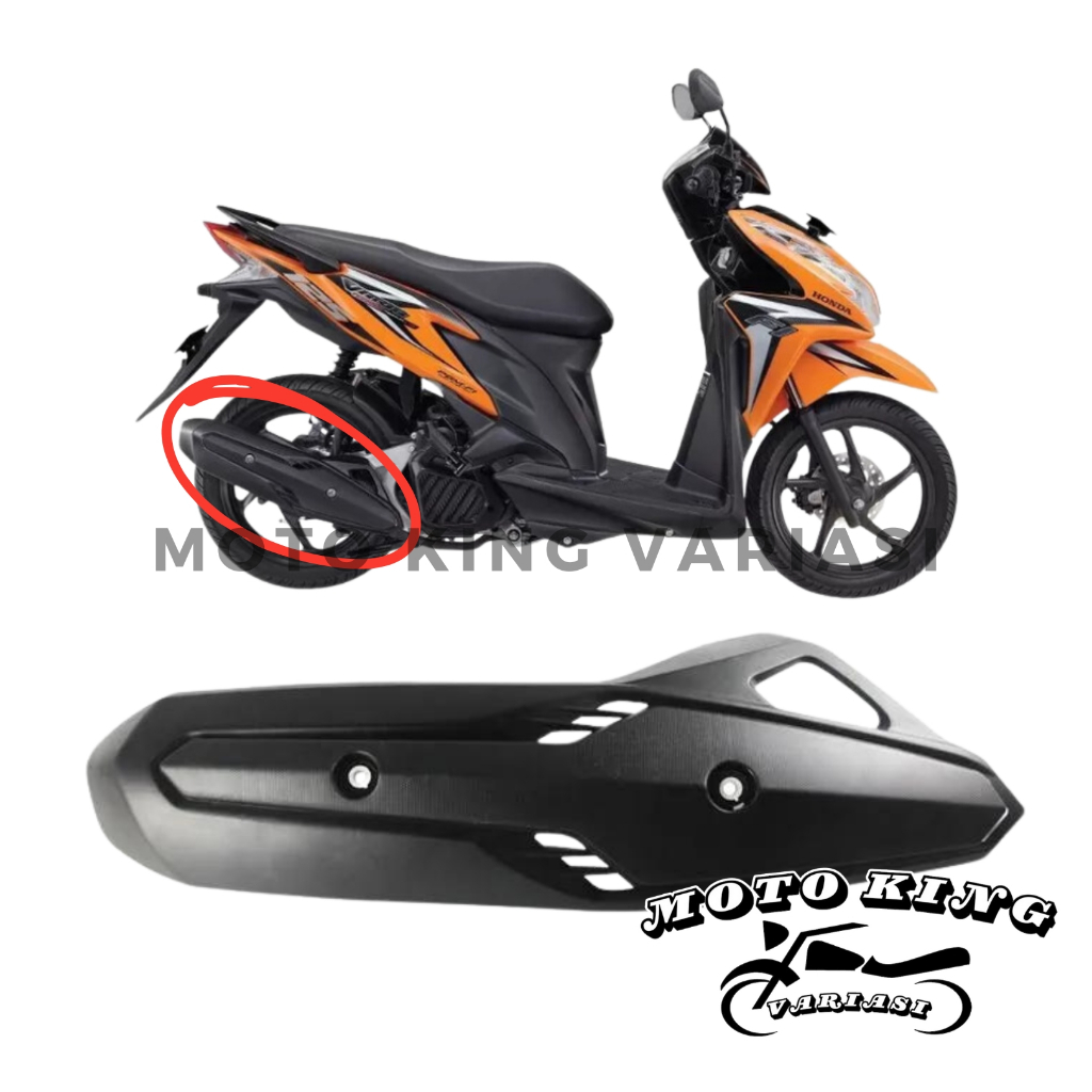 Cover Knalpot Vario 125-150 Techno / Tutup Knalpot Vario 125-150 Techno / Tameng Knalpot Vario 125-1