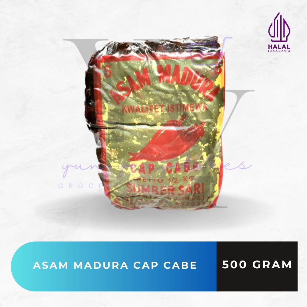 

Asam Jawa Madura Cap Cabe Sumber Sari 500 gram