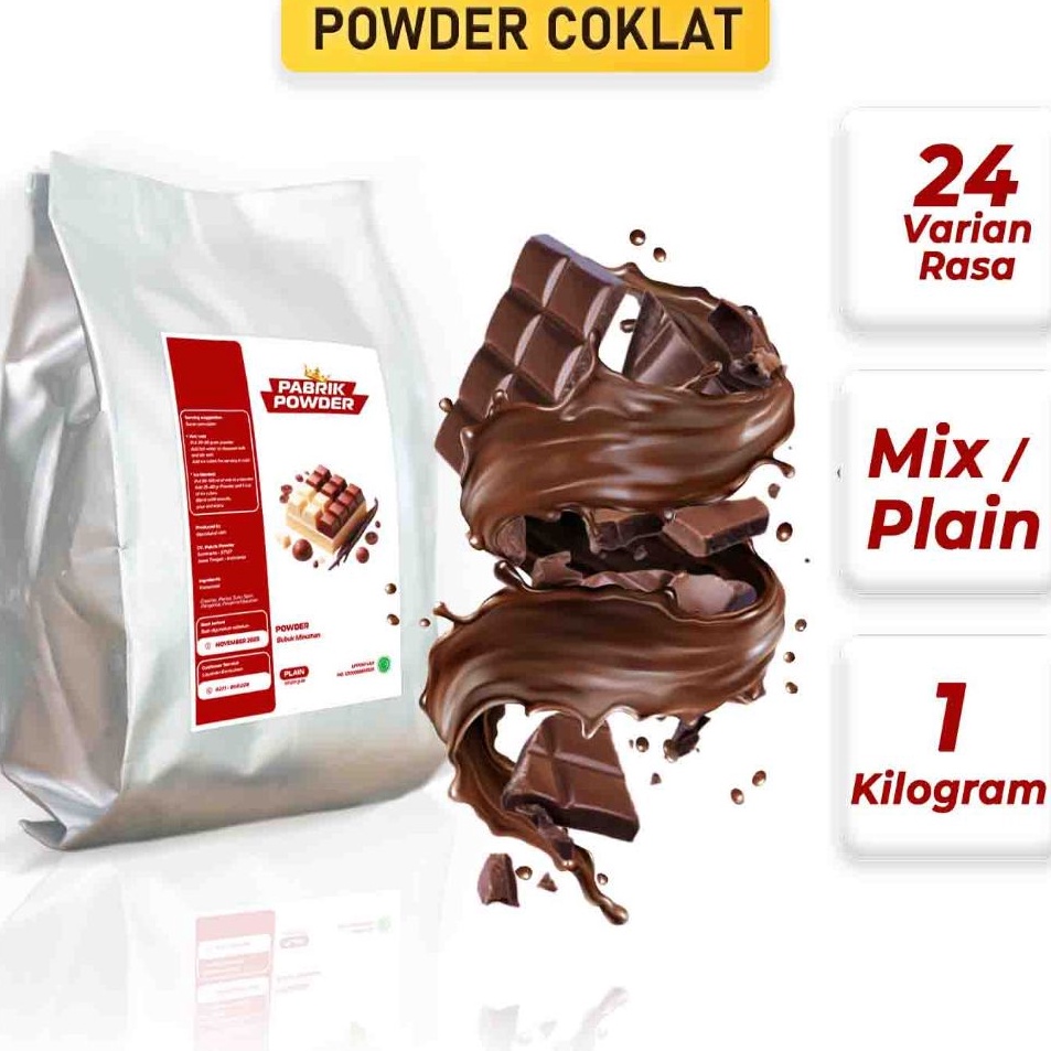 

Hot Sale Powder Coklat 1 Gram Grade 1 Chocolate Powder Drink Bubuk Minuman Cokelat