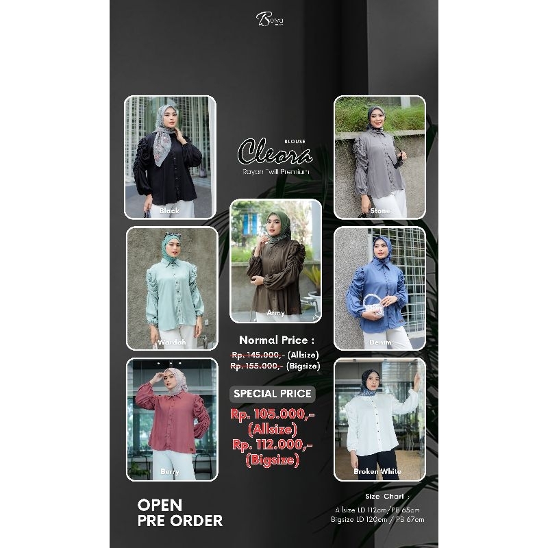 Blouse Rayon Belva Fashion Murah Blouse By Belva