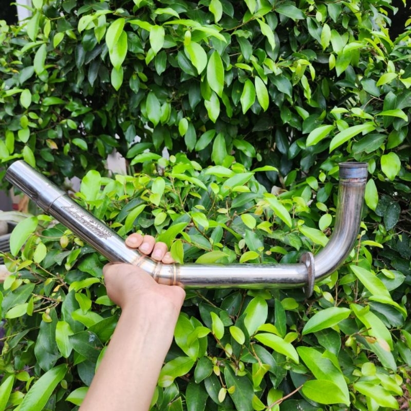 leher pipa knalpot motor beat scoopy vario Fi kolong bawah