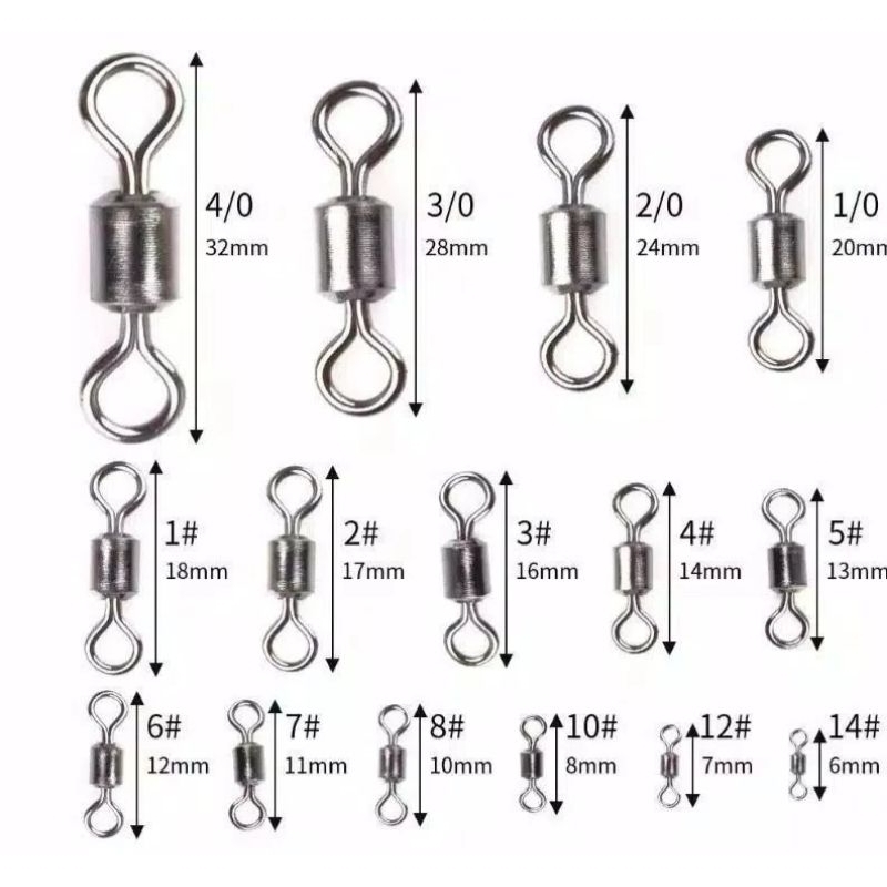 swivel kili kili pancing isi 100 pcs
