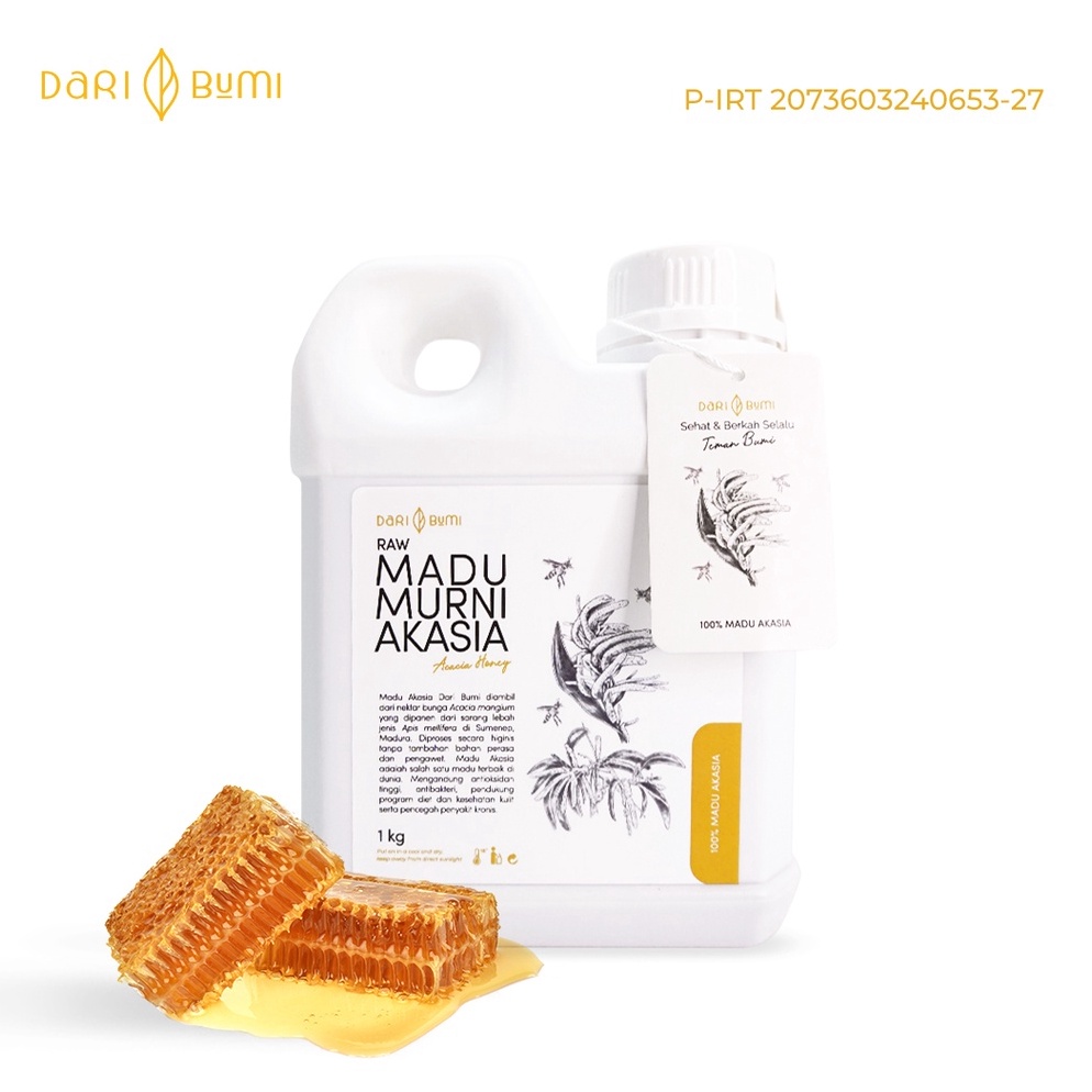 

Real produk Dari Bumi Madu Murni Akasia 1 Kg Premium Raw Honey Asli