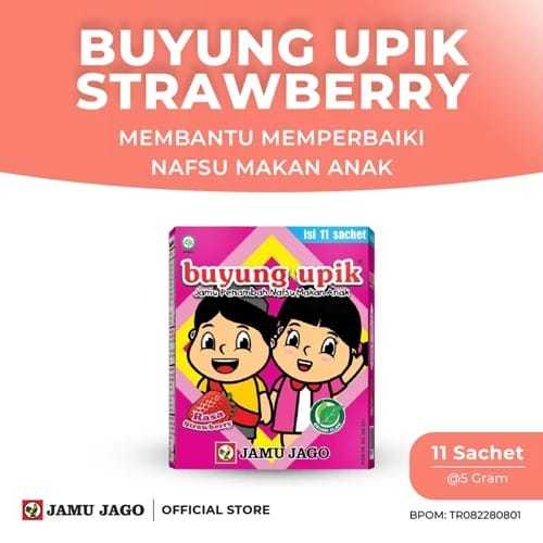 

Buyung upik stroberry jamu herbal membantu meningkatkan nafsu makan anak