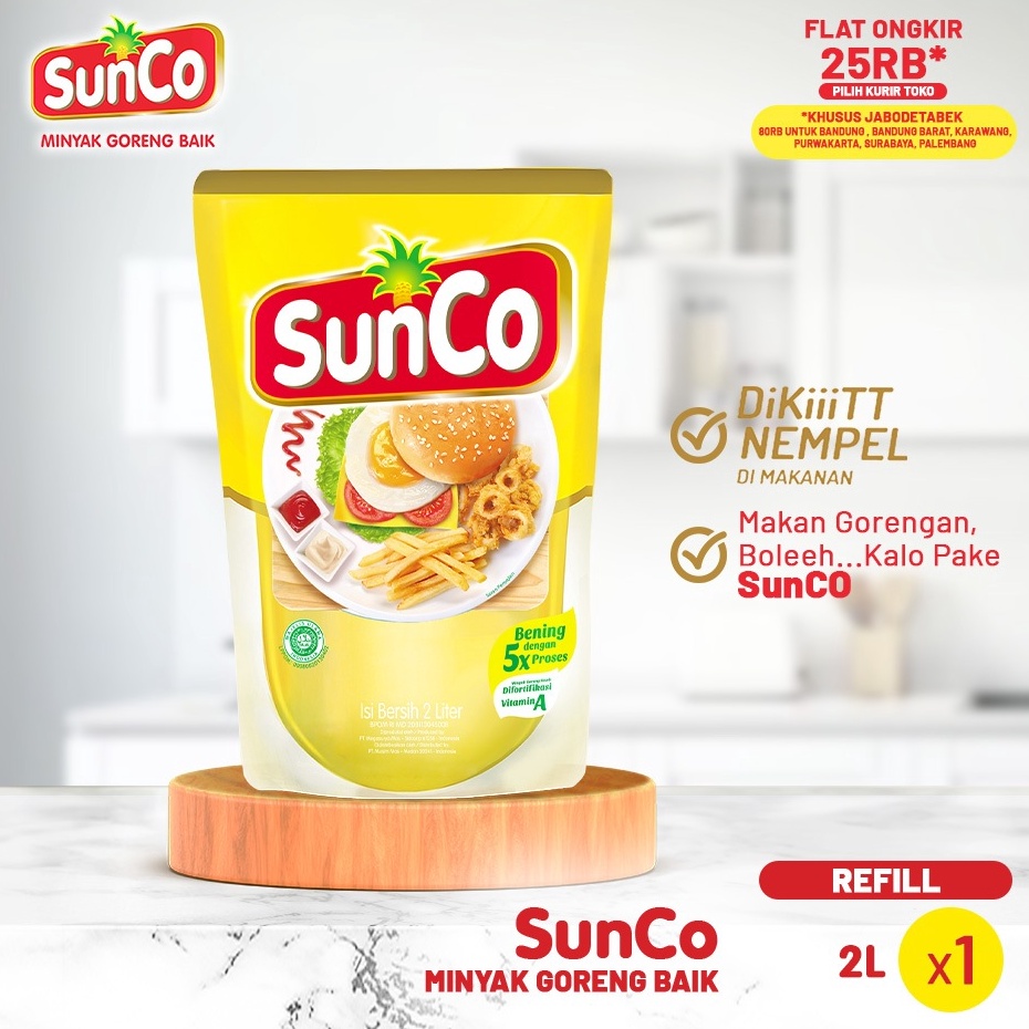 

Suplier1st Sunco Minyak Goreng Refill 2L