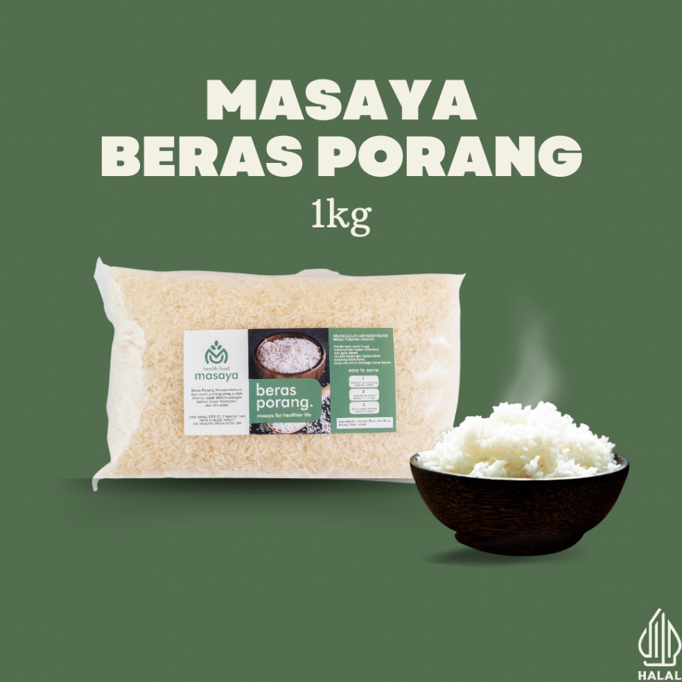 

SuperSale 1kg MASAYA BERAS PORANG beras porang shirataki konjac diet health food