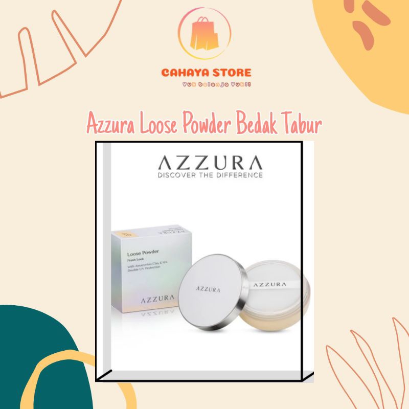 Azzura Loose Powder Bedak Tabur BPOM Original/ Bedak Tabur Azzura