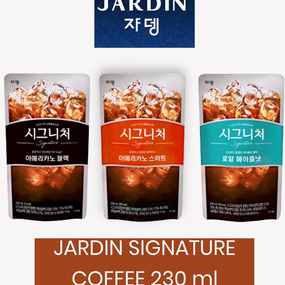 

Top Seller JARDIN SIGNATURE KOREAN POUCH COFFEE 23 ml KOPI AMERICANO PRODUCT OF KOREA
