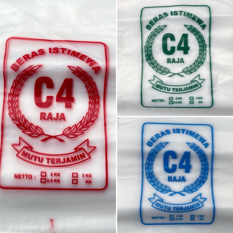 

Star seller Plastik Beras 2 KG 25 KG 3 KG C4 Raja isi 1 lembar