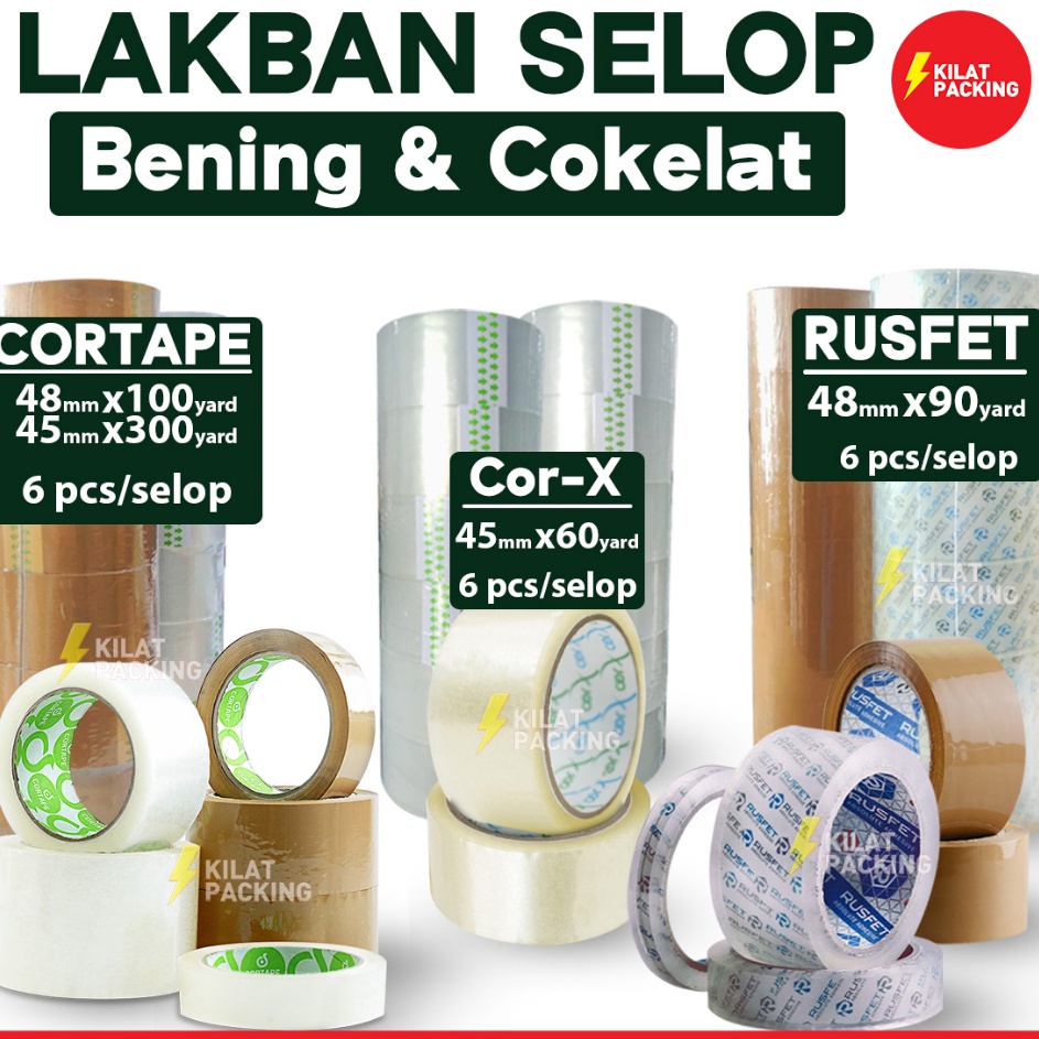 

Update Spesial Lakban Cortape Plakban Selotip Lakban Ekonomis Termurah Selop