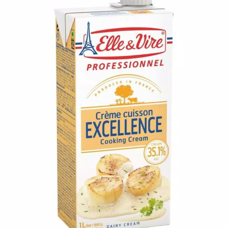 

Belanja disini ElleVire Cooking Cream 1liter