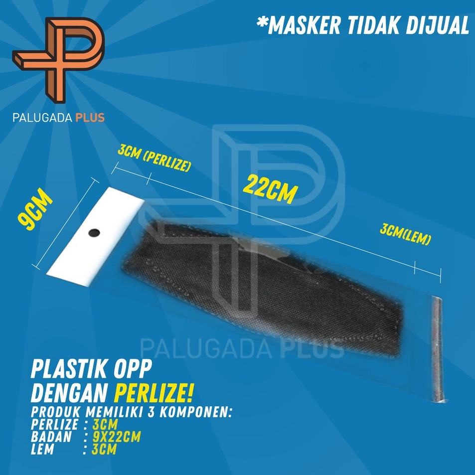 

Super Produsen Plastik OPP Perlize Uk 9x2522 3cmlem untuk masker kf94 aksesoris souvenir 1pcspack