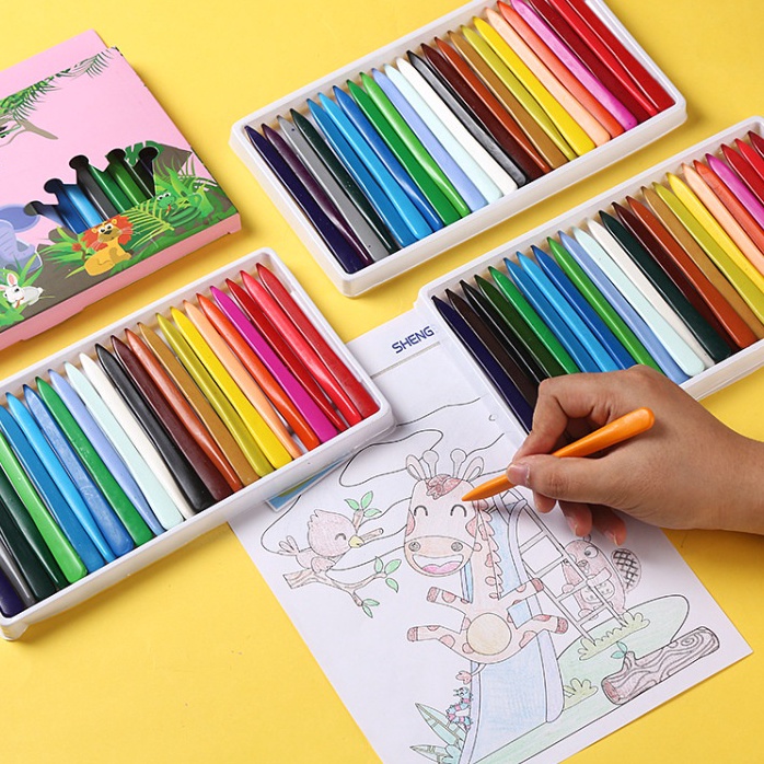 

Grosir Hari Ini Krayon Sekolah 122436Warna Cerah Bentuk segitiga ergonomis tidak beracun bisa dicuci